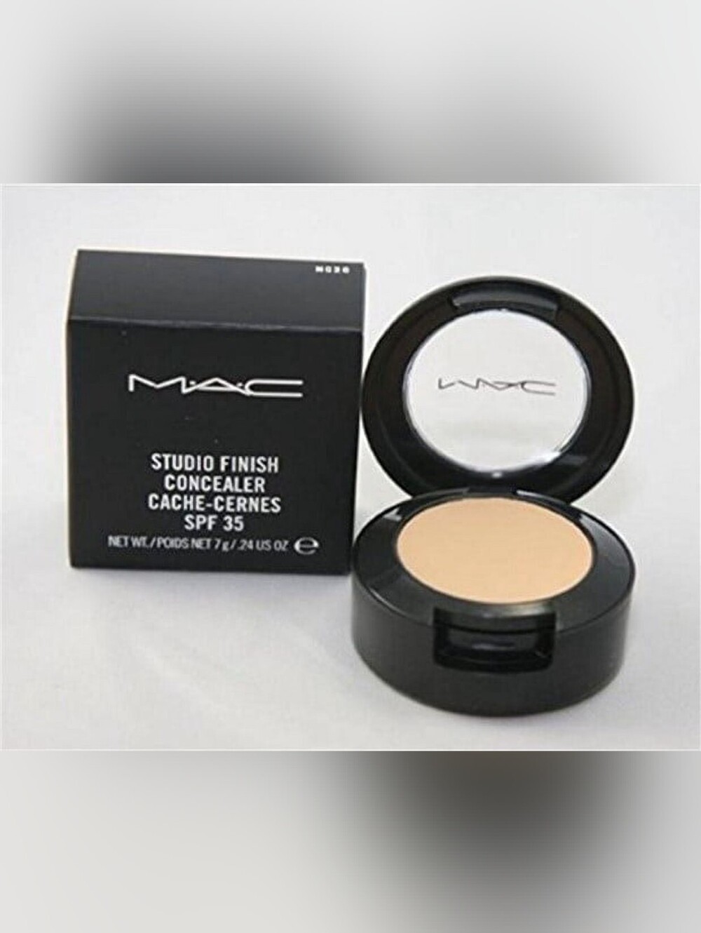 NC25 MAC RARE HTF Studio Finish Concealer Pot SPF 35 NWT